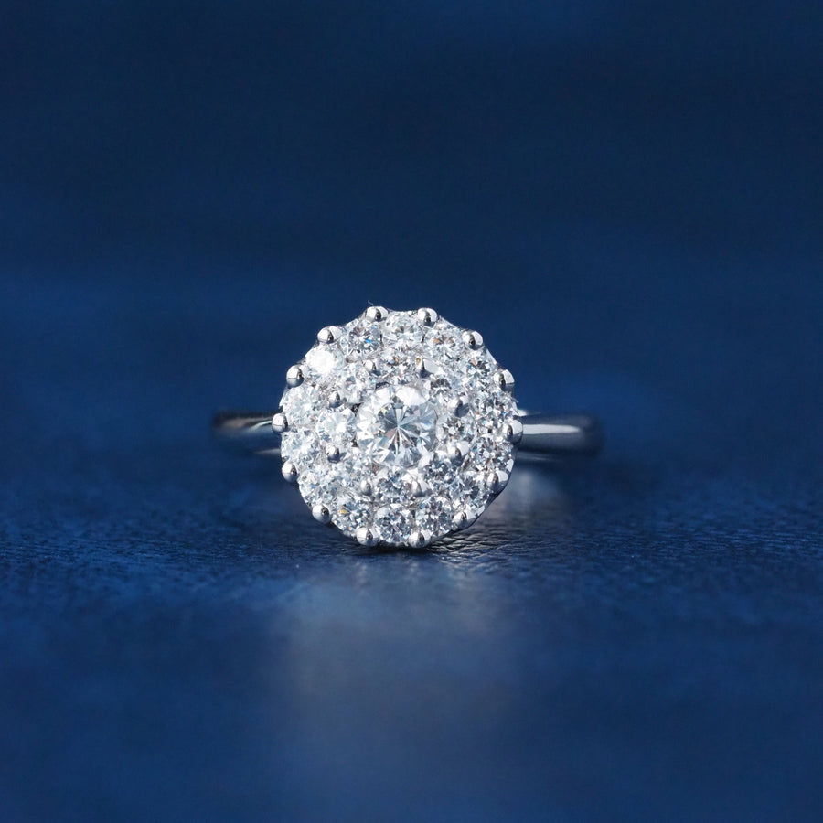 10 Karat White Gold Fashion Ring