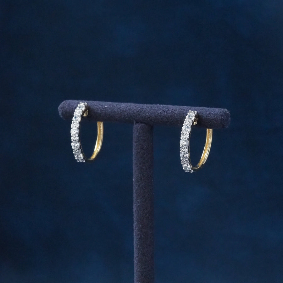10 Karat Yellow Gold Hoop Earrings