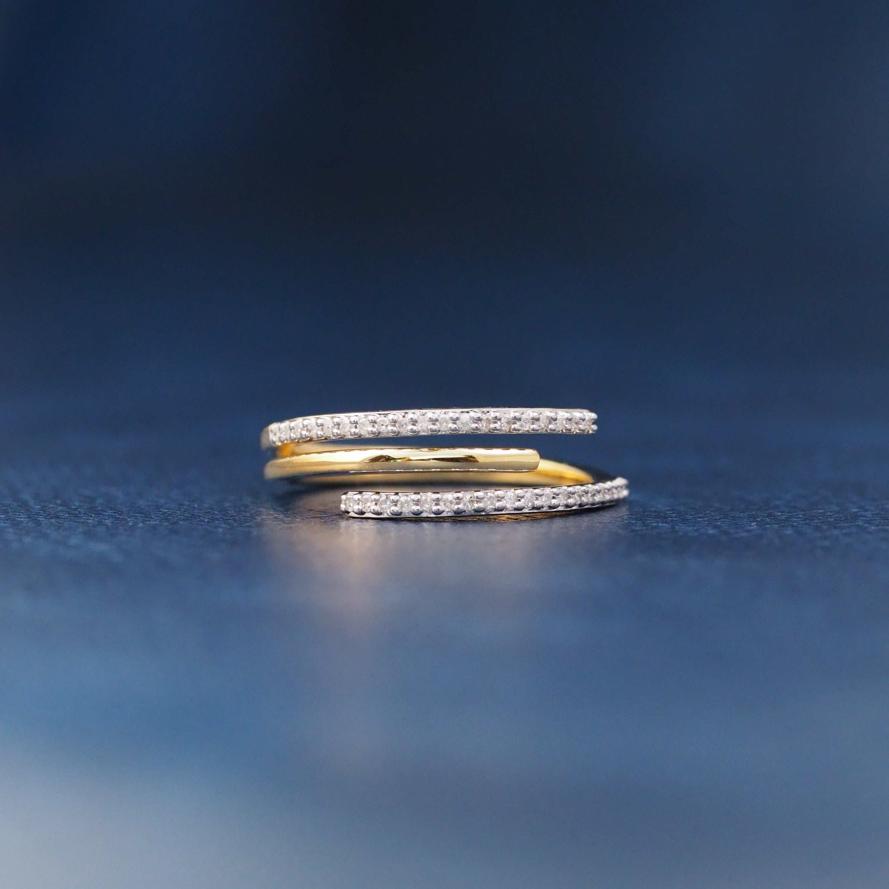 Silver Diamond Fashion Ring