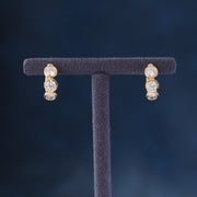 Round Lab Grown Diamonds Hoop Earrings
