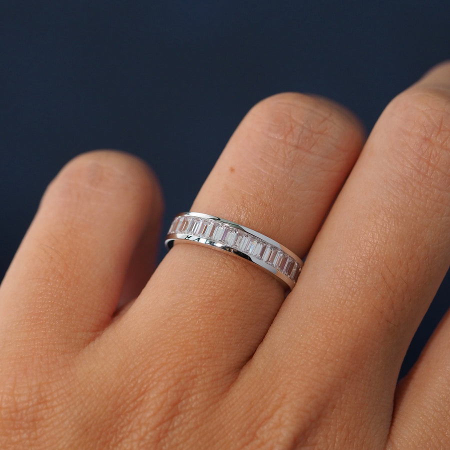 Baguette Eternity Band Ring
