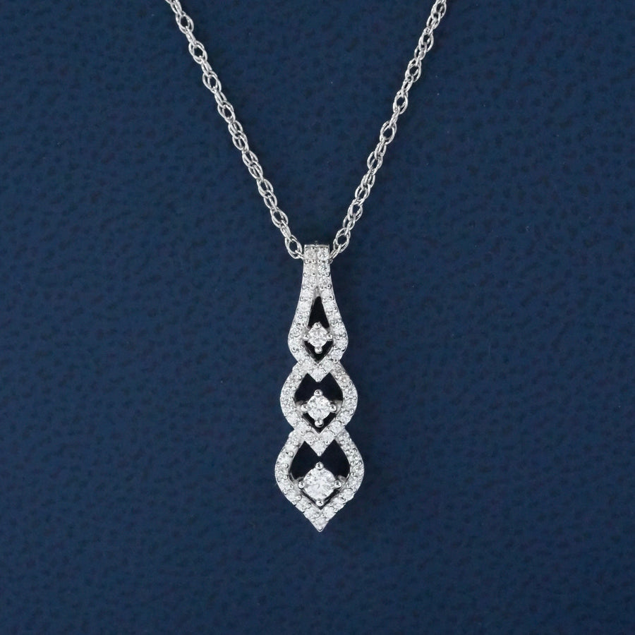 Silver Drop Pendant