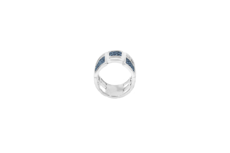 Chic Denim Ring