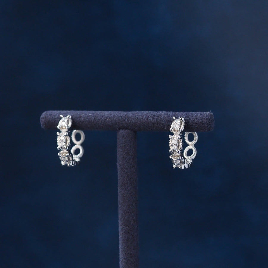 Silver Hoop Earrings