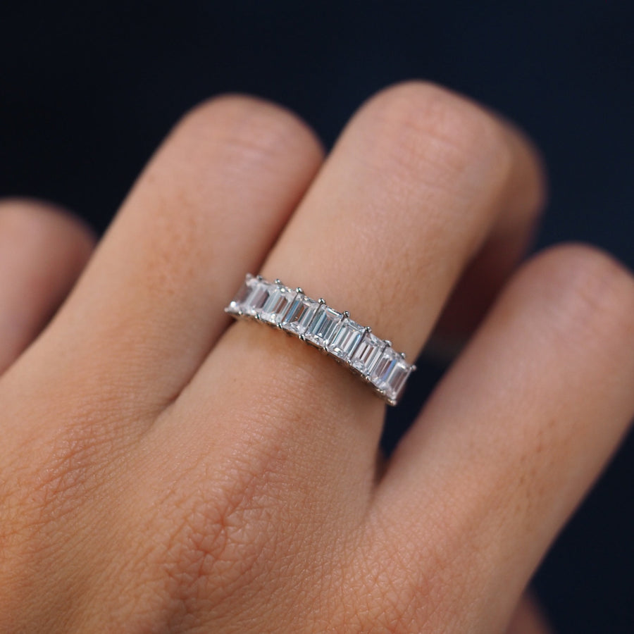 Small Tapered Baguette Stone Ring