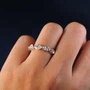 Marquise Horizontal Lab Grown Diamond Band Ring