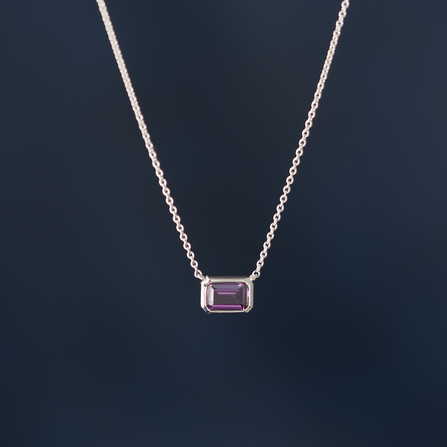 Silver Amethyst Necklace