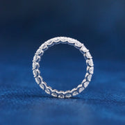 Oval Cut Lab Grown Diamond Eternity Ring