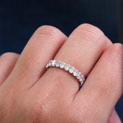 Oval Cut Lab Grown Diamond Eternity Ring