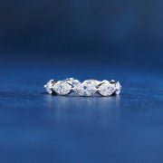 Marquise Horizontal Lab Grown Diamond Eternity Ring