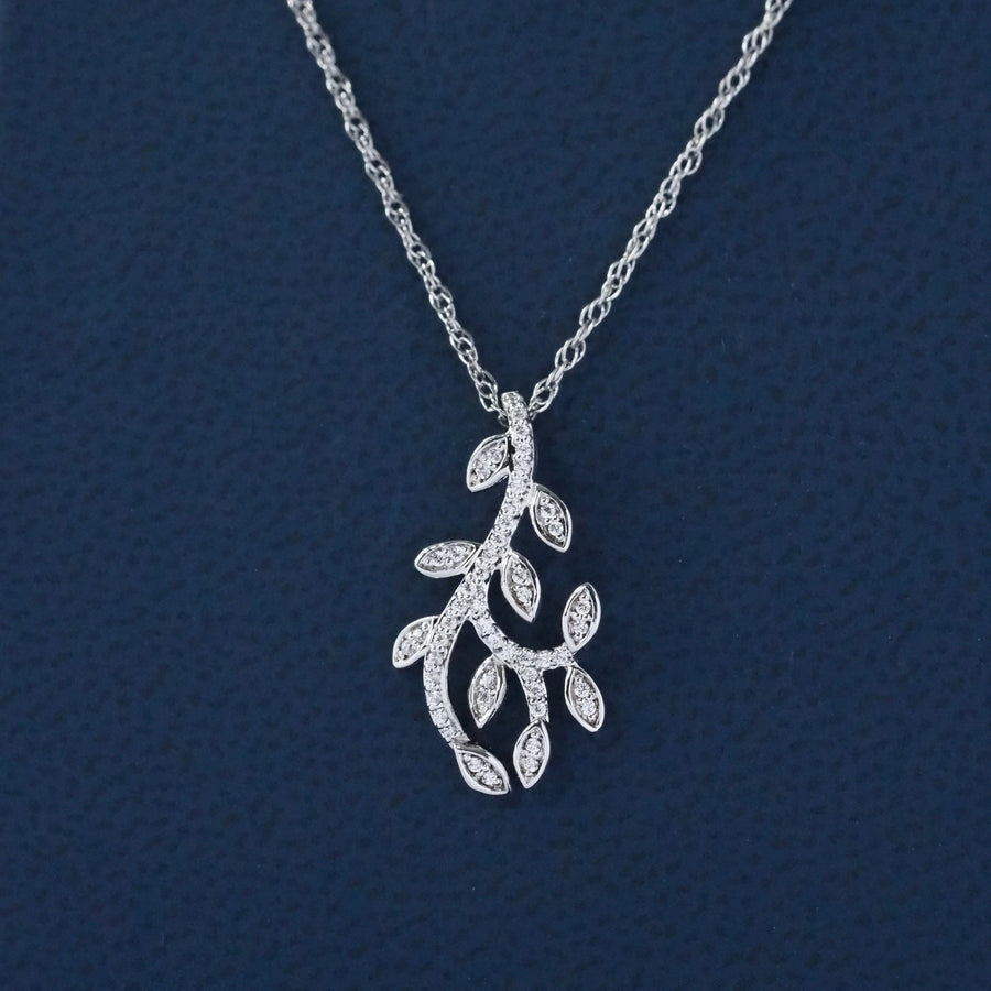 Silver Leaf Pendant