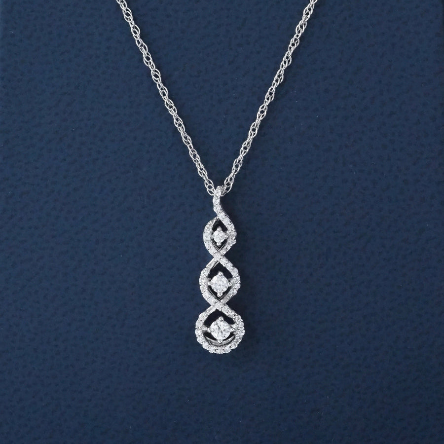Silver Twist Pendant