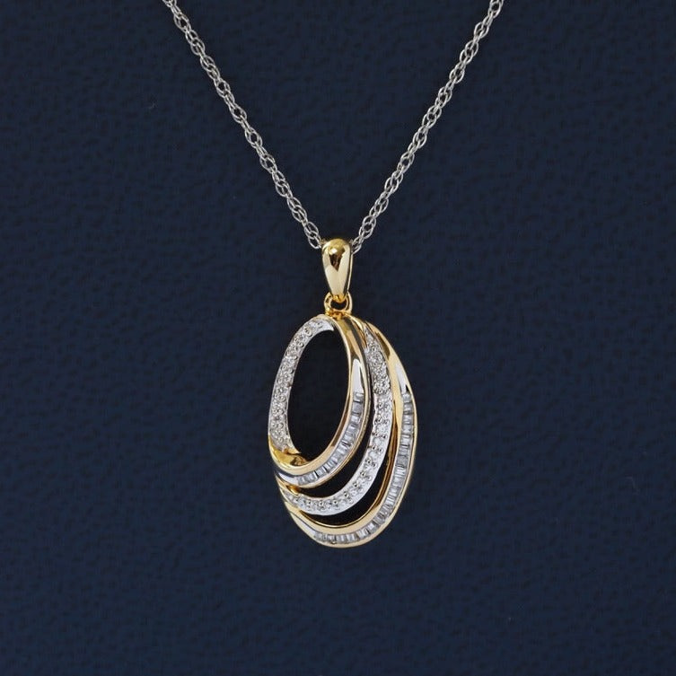 Silver Oval Pendant