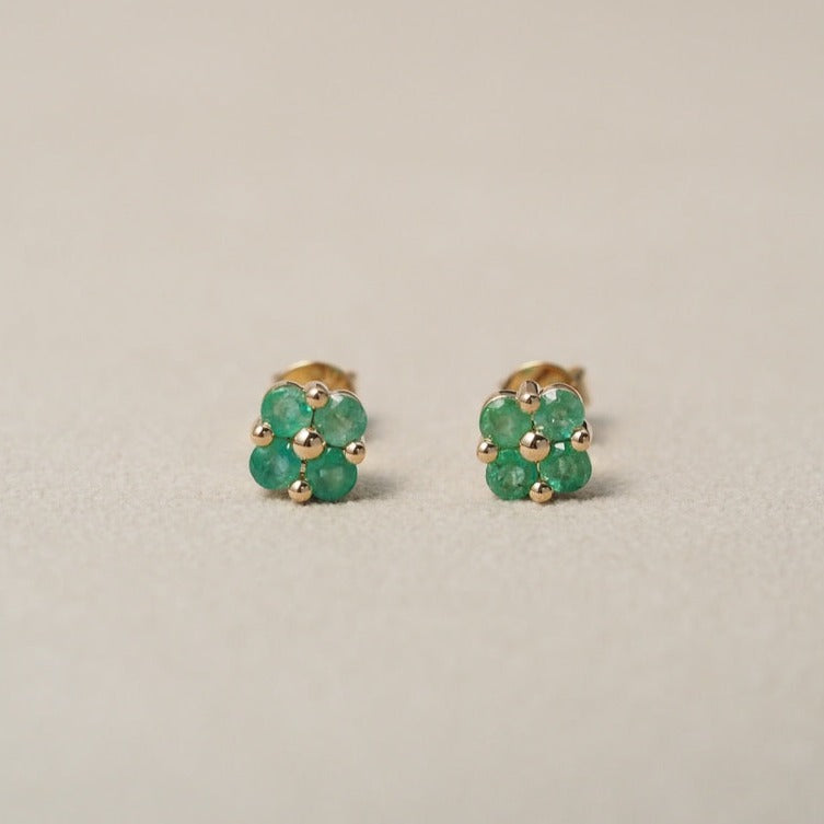14 Karat Gold Petite Stud Earrings
