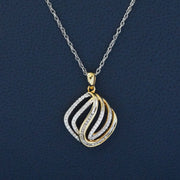 Silver Two-Tone Pendant