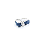 Denim Curve Ring
