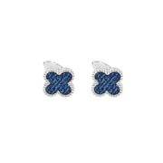 Denim Clover Cufflinks