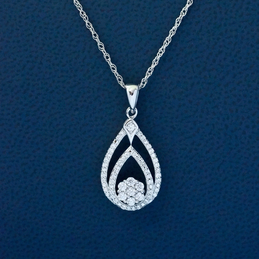 Silver Drop Pendant