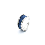 Denim Curve Ring