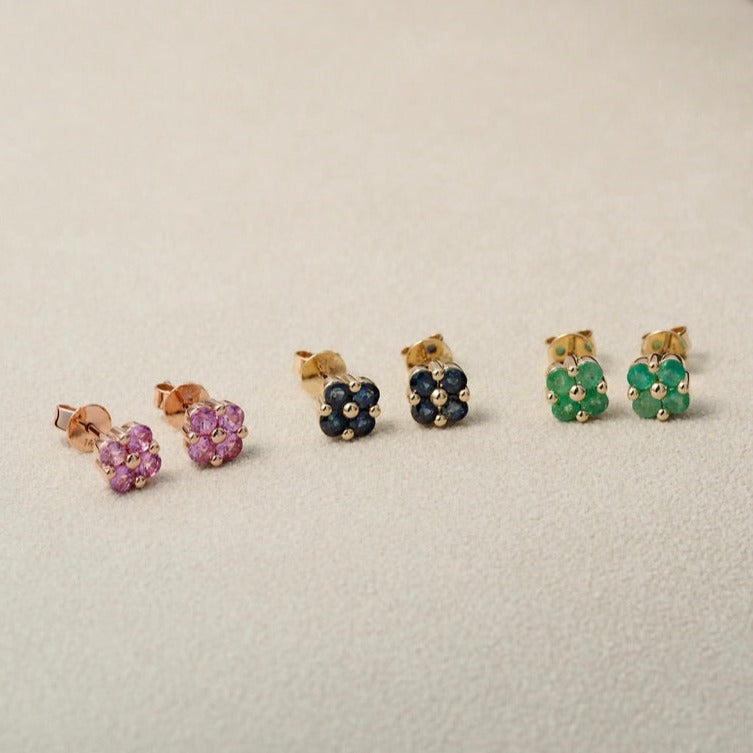 14 Karat Gold Petite Stud Earrings