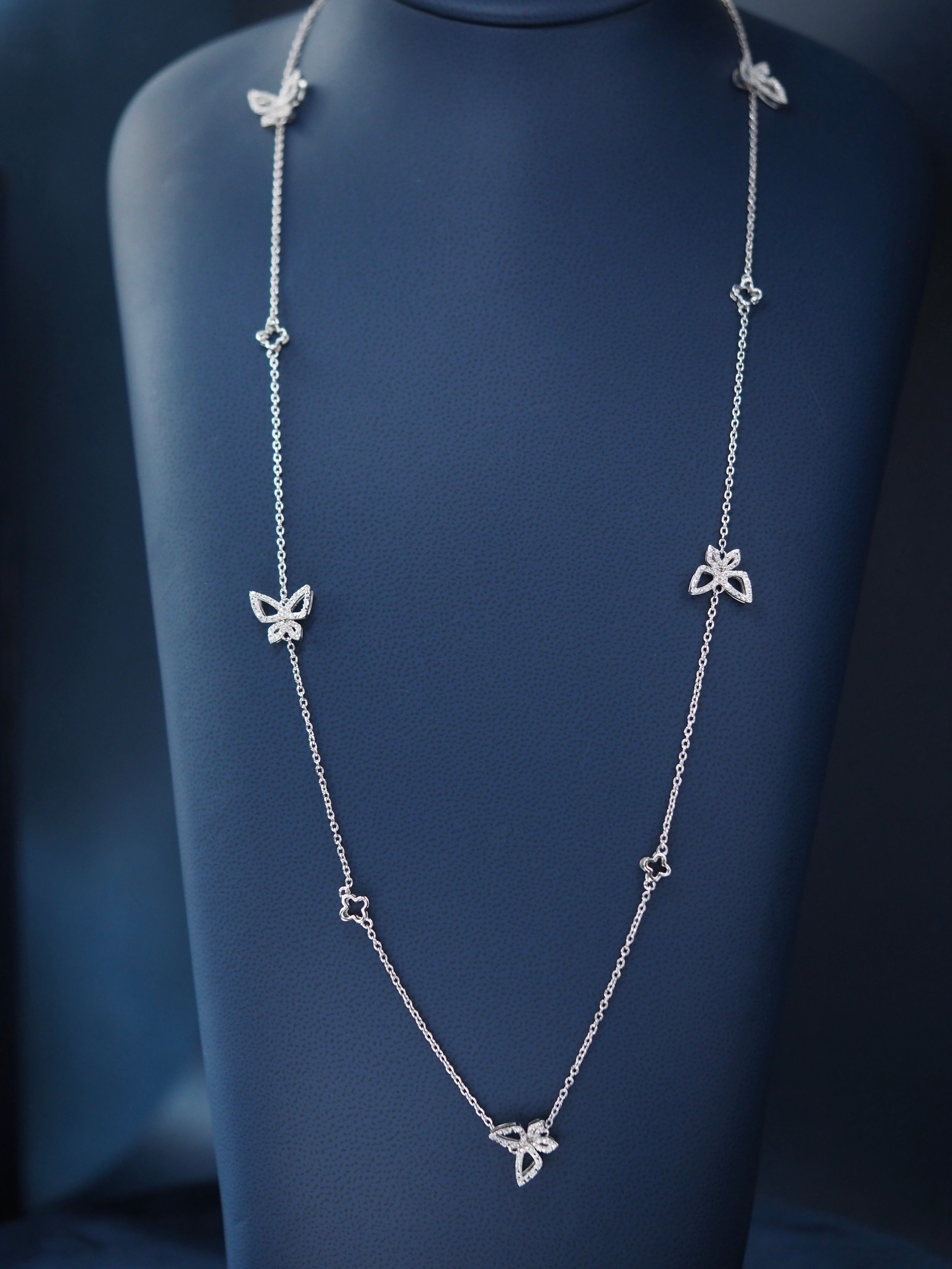 Silver Butterfly Necklace