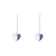 Dangling Heart Earrings