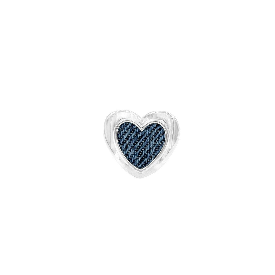 Denim Heart Ring