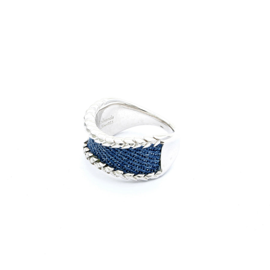 Denim Curve Ring
