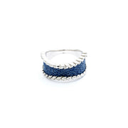 Denim Curve Ring
