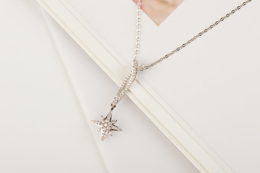 Silver Dangling Star Pendant